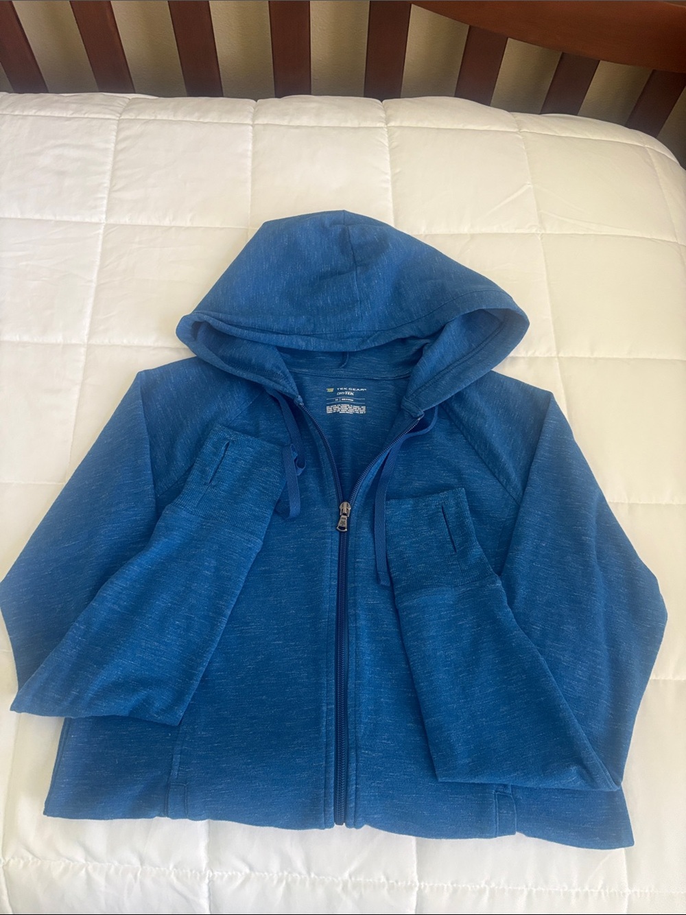 tek gear DRYTEK Women's Zip-Up Hooded Cardigan jacket M